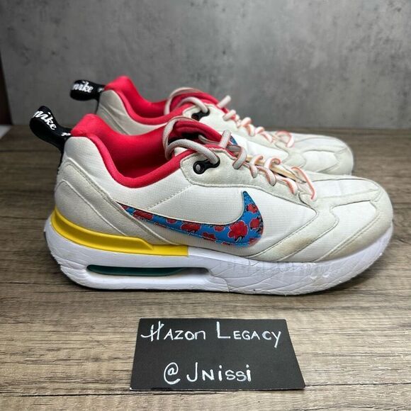 Nike~Girl’s~Air Max Dawn GS Multicolor Floral Swoosh Sneakers~Size 6 Y - Picture 2 of 8